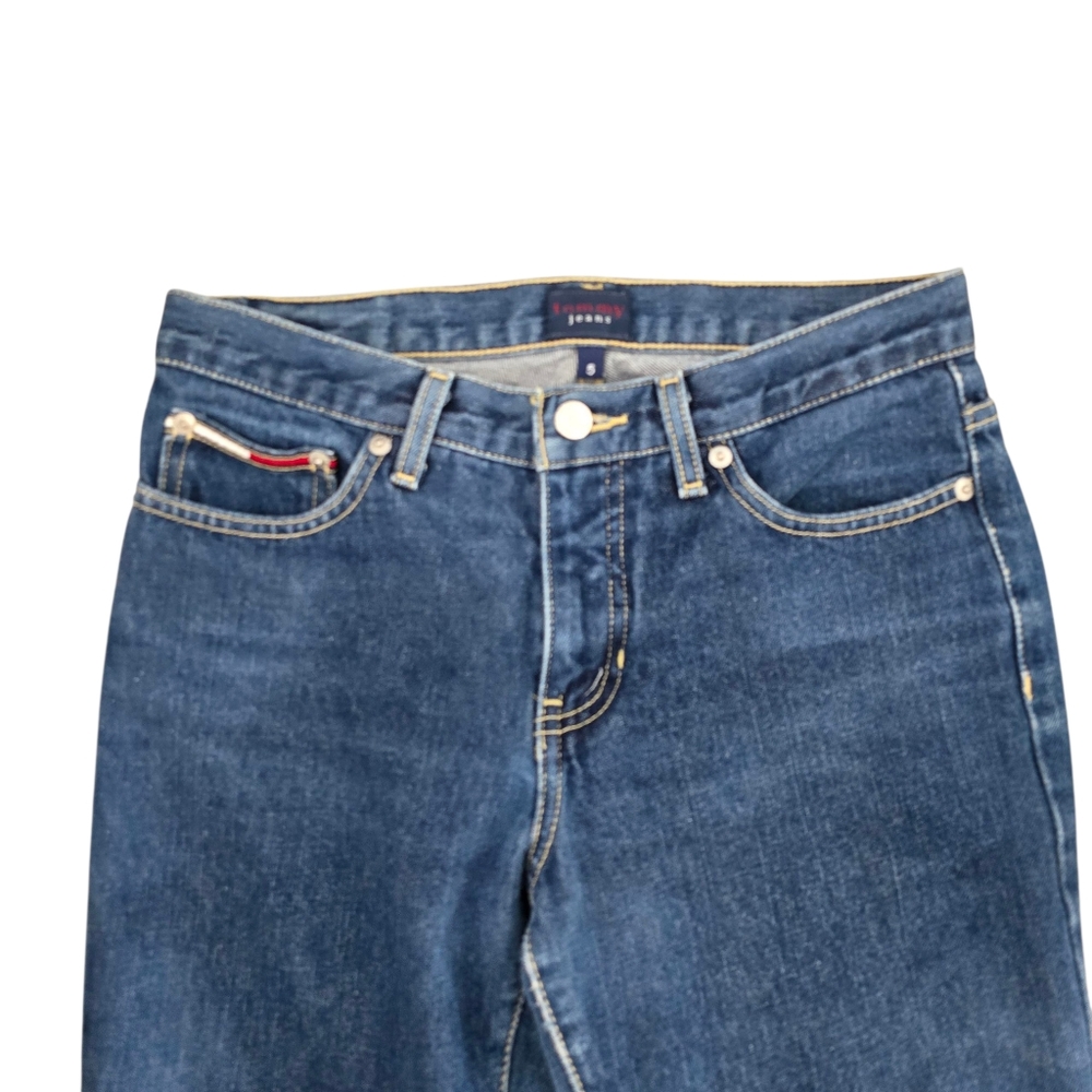 Vinage Tommy Hilfiger Jeans Juniors Size 5 100% Cotton - Picture 3 of 6